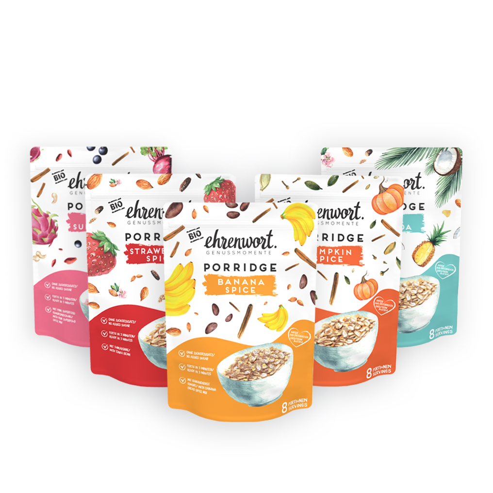 Porridge 5er Set